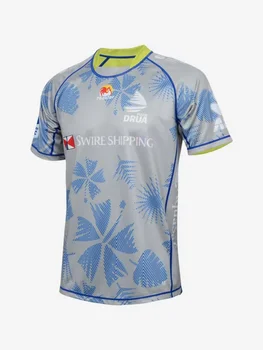Мужская футболка Run Out Fijian Drua 2024, майка-синглет для регби, размер S-5XL с индивидуальным названием и номером.
