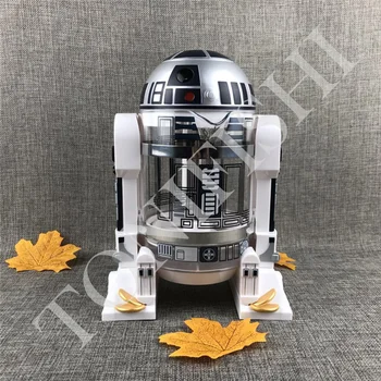 Мультяшный робот R2-D2 Офисная домашняя Мини-кофеварка с ручным управлением, подогреватель кофе