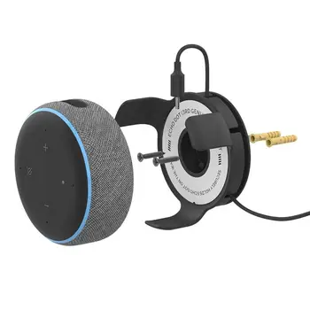 Настенная подставка для громкоговорителя для Amazon AlexaEcho Dot 3-го поколения, футляр для внутренней звуковой коробки, держатель для Echo Dot 3 с винтами