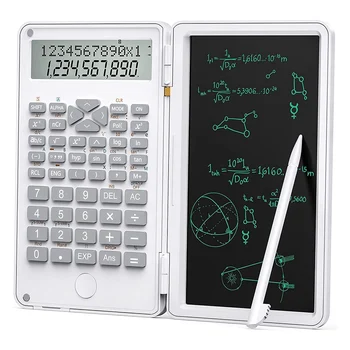 Научные калькуляторы, 12-значный, складной финансовый калькулятор, настольный калькулятор с двойным ЖК-дисплеем для школьного офиса B