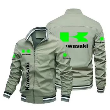 Новая модная мужская куртка 2023 года, винтажная куртка с логотипом мотоцикла, повседневная ветрозащитная куртка для гоночного велосипеда, мужская одежда больших размеров.