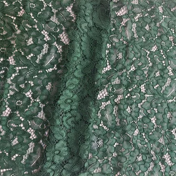 новое эластичное сексуальное кружево зеленого цвета из ткани 70 см * 1 м Можно использовать в качестве декоративных аксессуаров