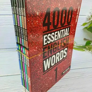 Новые 6 книг / Набор 4000 Основных английских слов 1-6-го уровня IELTS, SAT Core Words English Vocabulary Book