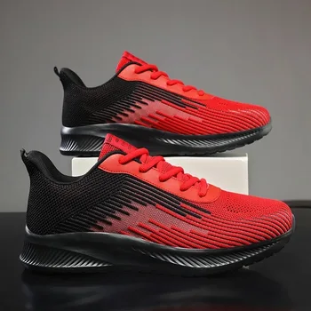 Новые мужские кроссовки 2023 года, Дышащая спортивная обувь на открытом воздухе, Легкие кроссовки для мужчин, удобная спортивная обувь для тренировок.