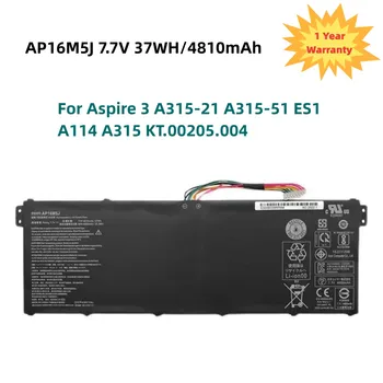 Новый аккумулятор для ноутбука AP16M5J Acer Aspire 1 для Aspire 3 A315-21 A315-51 ES1 A114 A315 KT.00205.004 7,7V 37WH/4810mAh