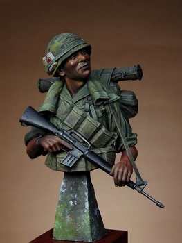Новый в разобранном виде набор для изготовления бюста солдата 1-й воздушной кавалерии Вьетнама 1/9, игрушки 