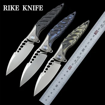 Нож RIKE Оружие самообороны Сталь 154 см, практичная ручка G10, нож для выживания в походе, edc, мультитул Flipper Zero