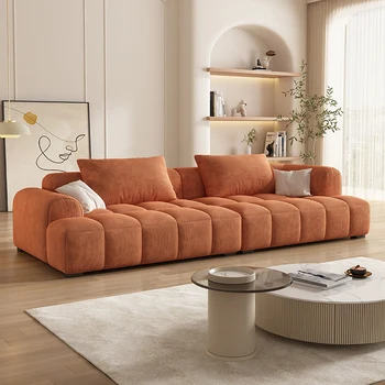 Облачный удобный диван, наполненный бархатными перьями, Секционный пуховый диван Human, Современный роскошный салон мебели для гостиной Meuble