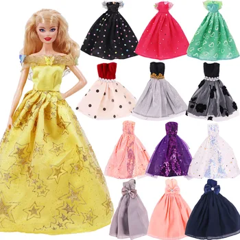 Одежда для Барби ручной работы, свадебные платья, кукольная одежда для 11,5-дюймовых Барби, аксессуары для кукольного домика 1/6 BJD, вечернее платье принцессы