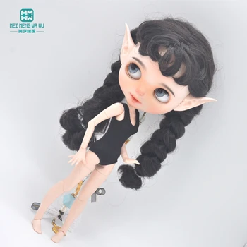 Одежда для куклы подходит Blyth Azone OB22 OB24 Toys, модный купальник для куклы, черный, белый, розовый
