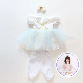 Одежда для кукол YingHuanMei Reborn Baby, платье принцессы, комплект одежды для 22-24 дюймов (CB230415)