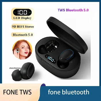 Оригинальная беспроводная Bluetooth-гарнитура E7S с микрофоном и светодиодным дисплеем, наушники для iPhone, наушники Xiaomi TWS, Bluetooth-наушники, наушники-вкладыши