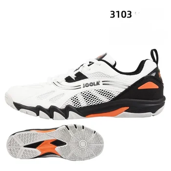 Оригинальные кроссовки для настольного тенниса JOOLA 3103, белые и синие мужские и женские кроссовки для пинг-понга, спортивная обувь для помещений