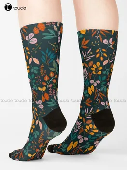 Осенние носки Gems, Крутые Носки для мужчин, Персонализированный подарок с цифровой печатью 360 °, Harajuku, Унисекс, носки для взрослых, подростков, молодежи, красочные