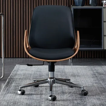 Офисное кресло Boss с откидной спинкой, Компьютерное Поворотное Удобное Кожаное Офисное кресло для конференций, Эргономичная Игровая мебель Sillon Oficina