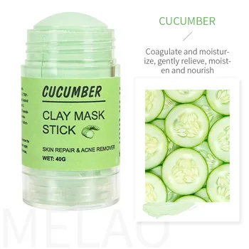 Очищающая маска с зеленым чаем для снятия макияжа, угрей, Осветления лица, Глубокое Очищение, Натуральное Растительное Увлажняющее Очищающее средство