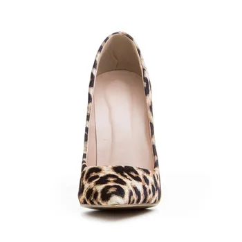 пикантные женские туфли-лодочки на очень высоком каблуке 12 см с леопардовым принтом и острым носком, женские туфли-лодочки zapatos mujer с Т-образным вырезом