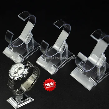 Пластиковый С-образный стеллаж для хранения браслетов, Прозрачный браслет, Подставка для часов, Органайзер для ювелирных изделий, 1шт
