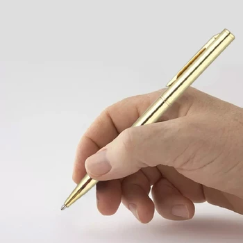 Подарочная ручка для бизнеса, черная ручка для подписи, металлическая вращающаяся шариковая ручка 1.0 для плавного письма средними точками для ресторана отеля