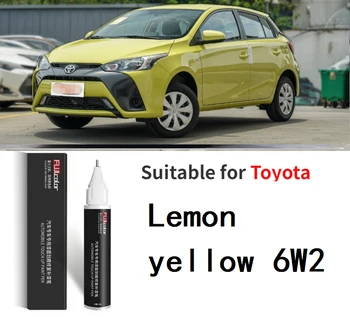 Подходит для ремонта краски Toyota для царапин, ручка Лимонно-желтая 6W2 цвета шампанского 4T8, ослепительно зелено-желтая 6W2 цвета золота 4T8