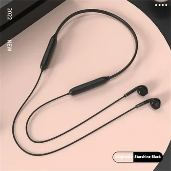Портативные наушники для подвешивания на шею Со стереофоническим объемным звуком, упражнения для шеи, Бинауральная беспроводная Bluetooth-совместимая гарнитура