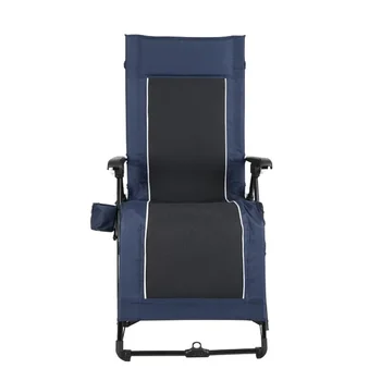 Походный стул Quad Zero Gravity Lounger, синий, для взрослых, бесплатная доставка
