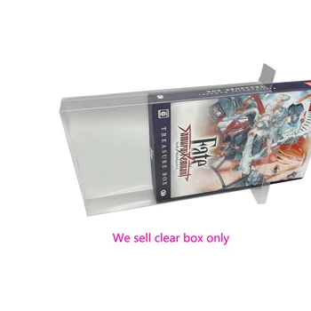 Прозрачная коробка для домашних животных для PS5 SWTICH NS Для игры Fate Samurai remnant, ограниченная версия коллекции, Дисплей Для хранения, Прозрачный