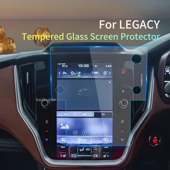 Протектор экрана Carplay для SUBARU LEGACY RHD 2022 2023 Защитная пленка из закаленного стекла Навигационная наклейка для автомобиля Автомобильный аксессуар
