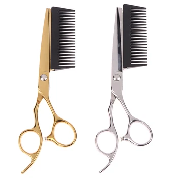 Профессиональные ножницы для волос со съемной расческой Ножницы для стрижки волос Парикмахерские ножницы со встроенной парикмахерской стрижкой