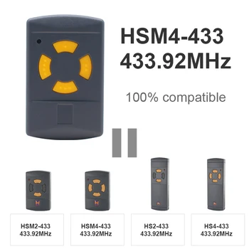 Пульт дистанционного управления HORMANN с 4 Желтыми кнопками 433 МГц Совместим с Дубликатором команд HSM4-433 HSM2-433 HS2-433 HS4-433