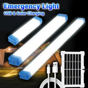 Рабочий светильник USB-осветительная трубка, многофункциональное аварийное освещение, водонепроницаемая для кемпинга, Ночная рыночная палатка, уличный ночник, лампа