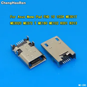 Разъем Micro USB ChengHaoRan для Asus Memo Pad FHD 10 102A ME301T ME302C ME372 T ME180 ME102 K001 K013 Порт Зарядки