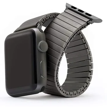 Ремешок из нержавеющей Стали для Apple watch band 44 мм 40 мм iWatch 42 мм 38 мм Эластичный Ремешок для Часов браслет Apple watch 5 4 3 se 6