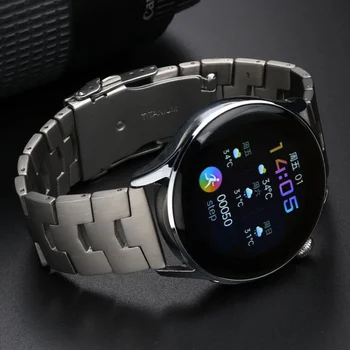 Ремешок из чистого титана Fhx-48u 22 мм для Samsung Galaxy watch S3 Active 2 Huawei watch GT, аксессуары для роскошных ремешков Amazfit GTR