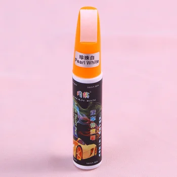Ручка для ремонта царапин на автомобиле, средство для маскировки (жемчужно-белая) Восковая автомобильная краска