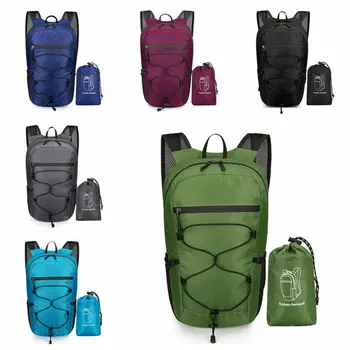 Сверхлегкий Складной рюкзак Портативный Складной Водонепроницаемый походный рюкзак, нейлоновая сумка для альпинизма большой емкости, дорожная сумка для путешествий