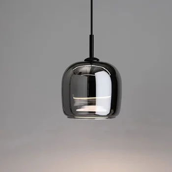 Светодиодные люстры из скандинавского стекла, роскошный подвесной светильник, современный минималистичный подвесной светильник, декоративное освещение в помещении
