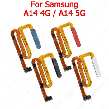 Сканер Отпечатков пальцев Новый Гибкий Кабель Датчика Отпечатков Пальцев Для Samsung Galaxy A14 4G 5G A145 A146 Запасные Части Для Замены