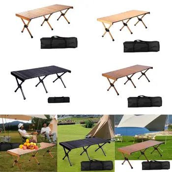 Складной стол для кемпинга, стол для пикника, легкий алюминиевый стол, портативный кемпинг