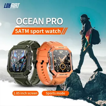 Смарт-часы LOKMAT OCEAN PRO для мониторинга состояния здоровья и занятий спортом, интеллектуальных уведомлений, умных часов для мужчин, совместимых с IOS и Android