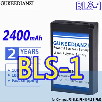 Сменный Аккумулятор Большой Емкости 2400 мАч Для Olympus PS-BLS1 PEN E-PL1 E-PM1 EP3 EPL3 Evolt E-420 E-620 E-450 Аккумуляторов
