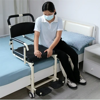 Стулья для туалета для инвалидов, выдвигаемый стул для пациентов с гемиплегией, кресло на колесиках для ухода за больными, бытовая инвалидная коляска с душем и туалетом
