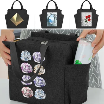 Сумка для ланча большой емкости с эстетической печатью 3D серии, сумки-охладители, Герметичные сумки для пикника, ланч-бокс Hi-Q