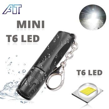 Супер яркий светодиодный фонарик Мини водонепроницаемый ручной фонарик T6 лампа-бусина Работает от батарейки типа АА Подходит для использования в кемпинге на открытом воздухе
