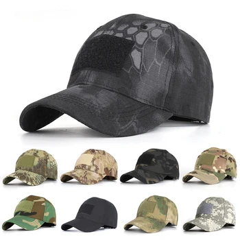 Тактическая камуфляжная кепка, военная кепка для фанатов армии морской пехоты США, Охотничьи камуфляжные кепки Snapback, спортивные бейсболки Унисекс на открытом воздухе