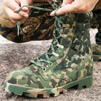 Тактические армейские мужские ботинки, Камуфляжная военная мужская защитная обувь, Дышащая обувь для пустыни, мужские армейские ботинки Zapatillas
