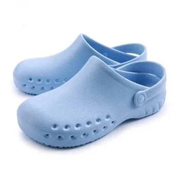Тапочки для операционной, защитная обувь, специальная хирургическая обувь для врачей мужского и женского пола с нескользящим дышащим отверстием для носка