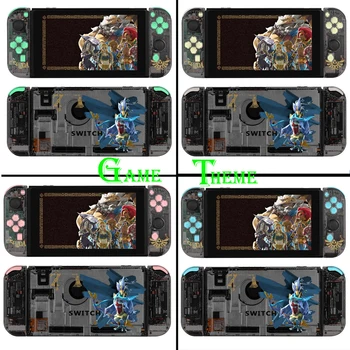 Тема игры Защитный чехол-накладка для консоли Nintendo Switch NS Joy-con Joy Con Спереди и сзади Кнопка чехла