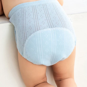 Тренировочные штаны для новорожденных, детские шорты, однотонное моющееся нижнее белье, тканевые подгузники для маленьких мальчиков и девочек, Многоразовые подгузники, Детские трусики