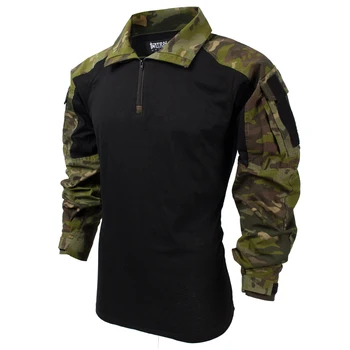 Уличный боевой костюм G3, тренировочный костюм, тактический армейский фанатский топ, футболка с длинными рукавами